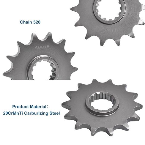 Front Sprocket 14T 520 Chain 9.3mm Fit for Kawasaki for Ninja 250 300 2013-2017 for Ninja 250R 2008-2012 for Ninja 400 2018-2024 Z400 2019-2024 in Saudi Arabia