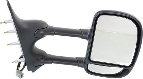 Kool Vue Driver & Passenger Side Mirror Side View, Power Towing Mirrors for Ford E-350 Super Duty E-450 2009-2016, Textured in Saudi Arabia