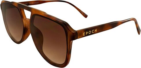Epoch Eyewear San Juan Durango Oversized Sunglasses for Men or Women Tortoise Frame w/Gradient Brown Lens in Saudi Arabia