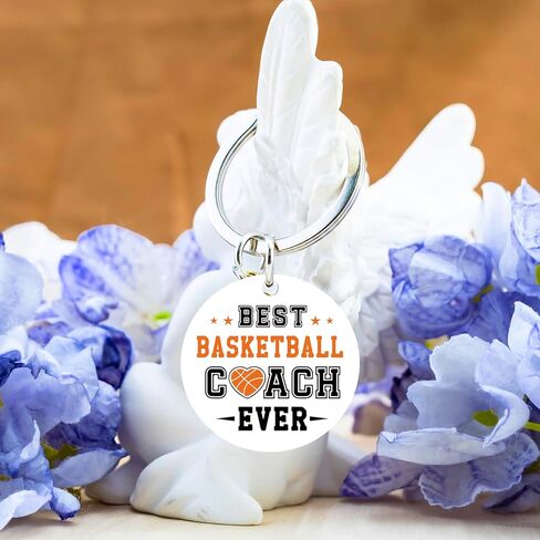 Basketball Coach Gifts Best Coachs Gifts Kechains Coaches Appreciation Gift for Men Women Basketball Coaches Sports Teams Leader Birthday Christmas Retirement Gift Best Basketball Coach Ever Keyring in Kuwait