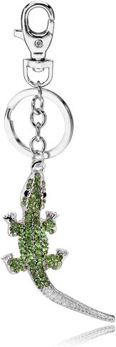 Liavy's Alligator Crocodile Charm Fashionable Keychain - Sparkling Crystal - Unique Gift and Souvenir in Kuwait