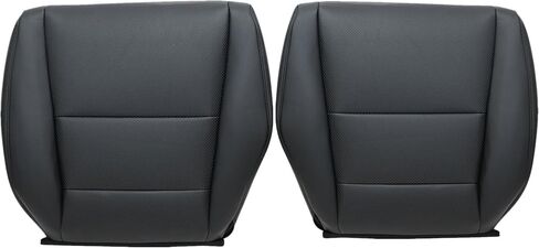 Driver and Passenger Side Bottom Leather Perforated Seat Cover Black Compatible with Acura TSX 2009 2010 2011 2012 2013 2014 in Saudi Arabia