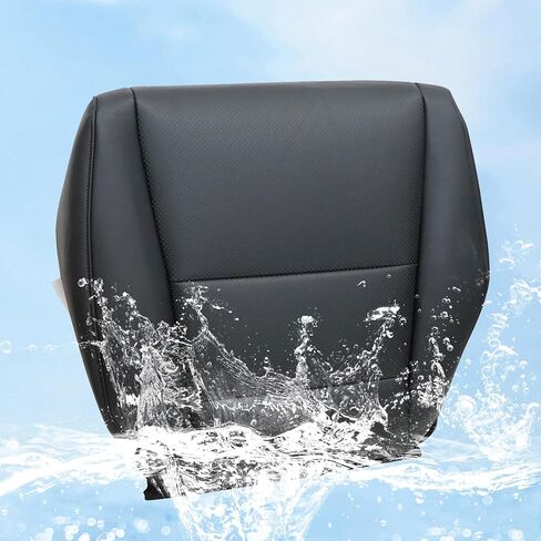 Driver and Passenger Side Bottom Leather Perforated Seat Cover Black Compatible with Acura TSX 2009 2010 2011 2012 2013 2014 in Saudi Arabia