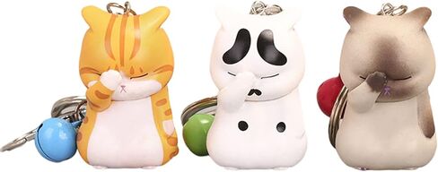 Cute Cat Key Chains and Rings - Kawaii Adorable Keychains for Cat Lovers - Bag Pendant Charms in Saudi Arabia