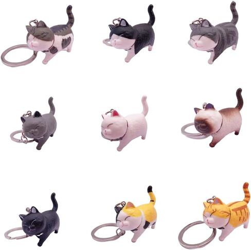 Cute Cat Key Chains and Rings - Kawaii Adorable Keychains for Cat Lovers - Bag Pendant Charms in Saudi Arabia