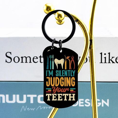 OEHEDOU Dental Assistant Week Gifts Dental Assistant Accessories Dental Hygienist Gifts For Doctors Appreciation Gift For Dentists Tooth Fairy Gift Funny Dentist Keychain Dentist Assistant Gift in Saudi Arabia