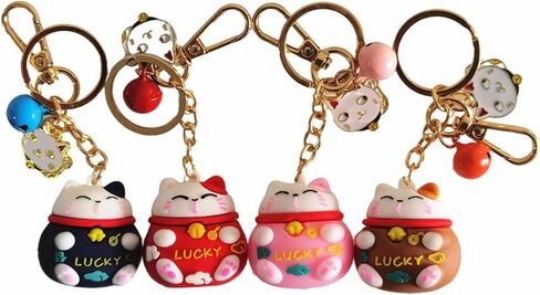 Cute Cat Key Chains and Rings - Kawaii Adorable Keychains for Cat Lovers - Bag Pendant Charms in Saudi Arabia
