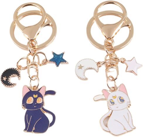 Cute Cat Key Chains and Rings - Kawaii Adorable Keychains for Cat Lovers - Bag Pendant Charms in Saudi Arabia