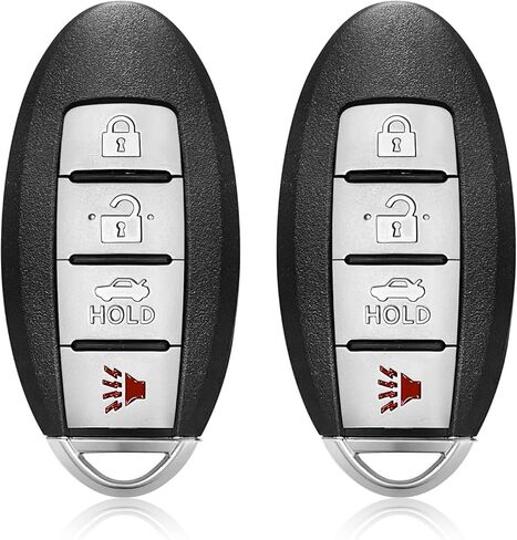Car Key Fob Remote Keyless Entry Control KR5S180144014 433MHz 4 Button Replacement for 2015-2018 Nissan Altima Maxima Infiniti Q50-2 Pack in Saudi Arabia
