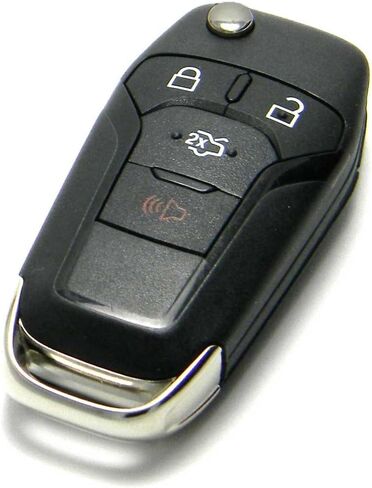 OEM 4-Button Keyless Entry Remote Flip Key Fob Compatible with 2013-2016 Ford Fusion (FCC ID: N5F-A08TAA / P/N: 164-R7986) in Saudi Arabia