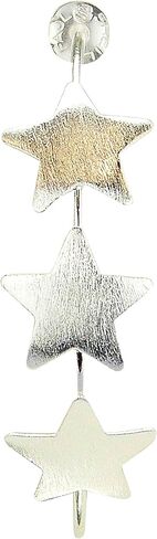 Sheila Fajl Silvina Star Statement Hoop Earrings in Silver Plated in Kuwait