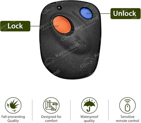 Car Key Fob Remote Keyless Entry Control A269ZUA111 433MHz 2 Button Replacement for 1999 2000 2001 2002 2003 2004 2005 2006 Subaru Baja Forester Impreza Legacy Outback in Saudi Arabia