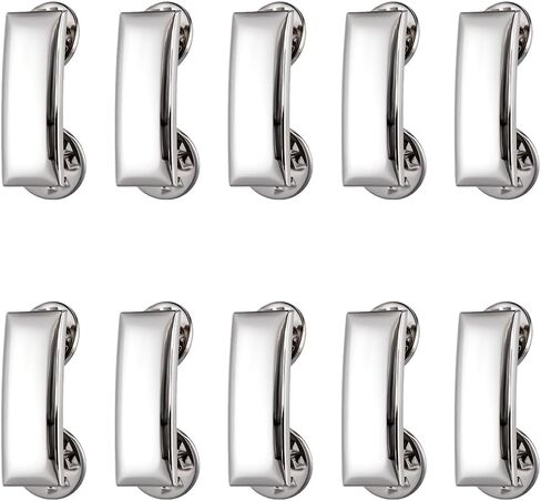 SUPERFINDINGS 10Pcs Platinum/Golden Collar Pins Alloy Collar Brooches Insignia Rank Bars Uniform Pin Suit Collar Pin Shirt Collar Decoration Collar Bar Pin Collar Fixing Pins in Saudi Arabia