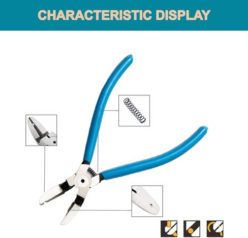 Car Door Panel Trim Clip Removal Plier Tool Rivet Clip Fastener Remover Blue (Blue) in Kuwait