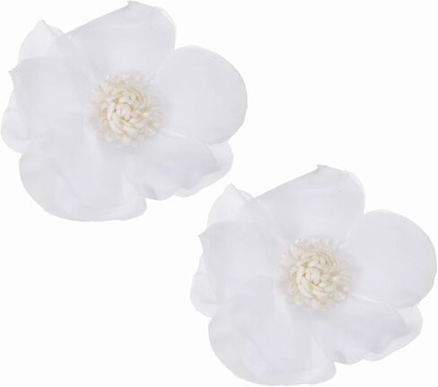PATIKIL Large Fabric Flower Brooches Pins, Elegant Cloth Rose Flower Big Brooch Dainty Satin Camellia Lapel Pins for Women Suit in Saudi Arabia
