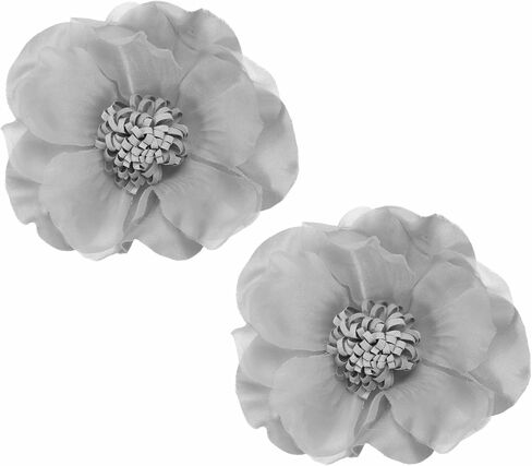 PATIKIL Large Fabric Flower Brooches Pins, Elegant Cloth Rose Flower Big Brooch Dainty Satin Camellia Lapel Pins for Women Suit in Saudi Arabia
