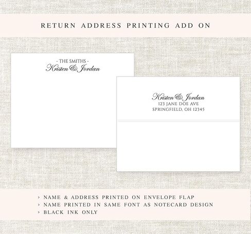 قرطاسية مخصصة للنص التقليدي، بطاقة ملاحظات قرطاسية للخط الأنيق مخصصة للزوجين مع مجموعة قرطاسية مغلفات in Kuwait