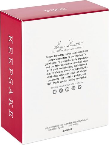 زخرفة عيد الميلاد التذكارية المميزة لعام 2024، قناة هولمارك تنشر الحب والخزف والهدايا العائلية in Kuwait