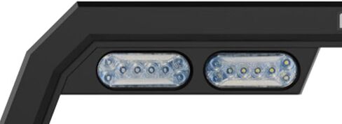 Magnum Low Profile Lighted Headache Rack with Window Cut Out | Fits 2009 to 2024 RAM 1500 Classic & 2009 to 2024 RAM 2500 Heavy Duty with RAM Boxes | Easy Install in Kuwait