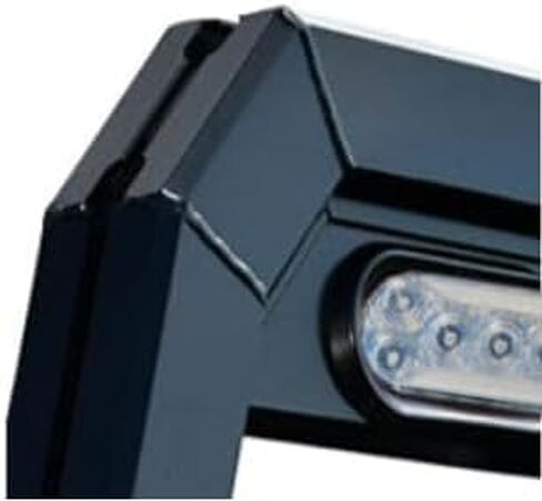 Magnum Low Profile Lighted Headache Rack with Window Cut Out | Fits 2009 to 2024 RAM 1500 Classic & 2009 to 2024 RAM 2500 Heavy Duty with RAM Boxes | Easy Install in Kuwait