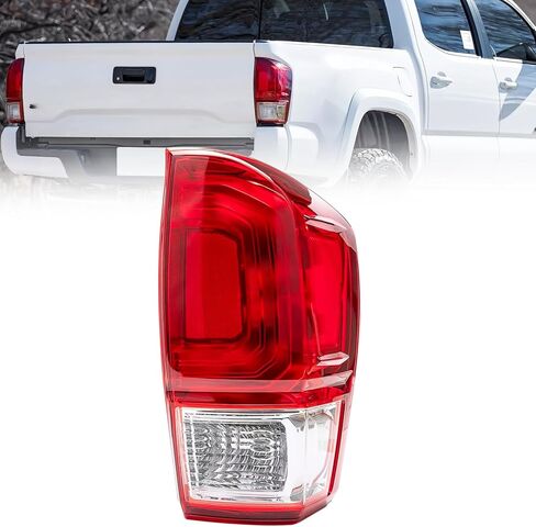 KARPAL Tail Light Assembly Compatible with 2016-2022 Toyota Tacoma Pickup Left Driver Side Red Tail Lamp, Replacement for 8156004170 TO2800197 in Saudi Arabia