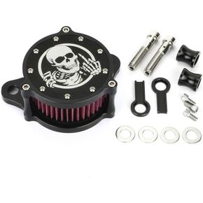Air Cleaner Intake Filter System Kit for Harley sportster XL 883 1200 1988-2018 in Kuwait