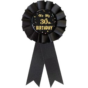 It's My 21st Birthday Pin,21 Years Old Birthday Button Pin Black Ribbon Badge for Men and Women Party Decorations HM21 in Saudi Arabia