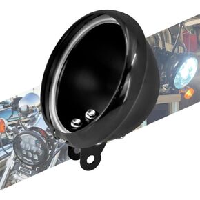 دراجة نارية 5.75 بوصة المصباح الإسكان دلو 5-3/4 بوصة الإسكان حامل غطاء الشواية أسود متوافق مع قطع غيار الدراجات النارية السيارات بجولة in Kuwait