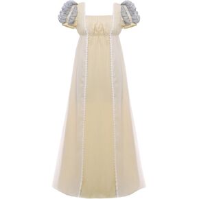 فستان ريجنسي نسائي بخصر إمبراطوري طويل زي عصر ريجنسي in Kuwait