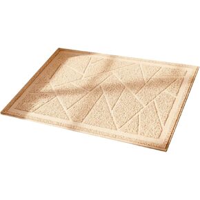 WePet Cat Litter Box Mat, Kitty Premium PVC Pad, Durable Trapping Rug, Phthalate Free, Urine-Resistant, Scatter Control, XXL 47 x 36 Inch, Grey in Kuwait