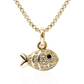 قلادة ذهبية أنيقة للنساء، قلادة قلادة مكعبة زركونيا مطلية بالذهب عيار 14 قيراط، قلادة قلادة على شكل سلحفاة بحرية على شكل سمكة لذيذة، قلادة على شاطئ المحيط، قلادات مجوهرات ذهبية عصرية لطيفة للنساء هدية in Kuwait