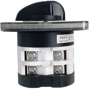 1PCS 50A 2 Poles 8 Terminals Rotary Cam Switch Universal Changeover Select Interruptor Optional Positions YMZ12-50/2(1-0-2) in Kuwait