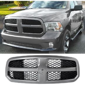 مجموعة شواية أمامية MIC متوافقة مع 2013-2018 Ram 1500/1500 Classic 2019-2022 Shell مع شبكة سوداء (زخرفة كريستال الجرانيت) in Kuwait