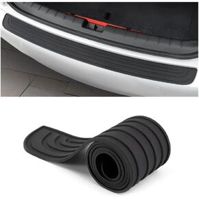 Car Rear Bumper Protector for Porsche Macan 1 (I) 95B I 2014-2024, Rubber Anti-Scratch Trunk Rear Bumper Guard for Cars Trunk Door Sill Guard Strip Accessories in Kuwait