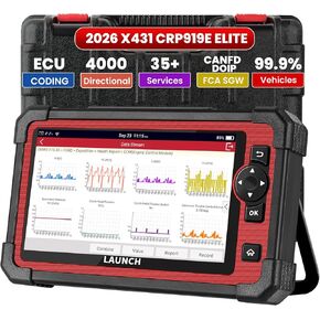 LAUNCH X431 CRP919E Elite OBD2 Scanner, 2025 New Bidirectional Scan Tool with CANFD DOIP, ECU Coding, Active Test, 35+ Service, Full System, FCA Autoauth, TPMS &BST360, 2-Year Free Update in Kuwait
