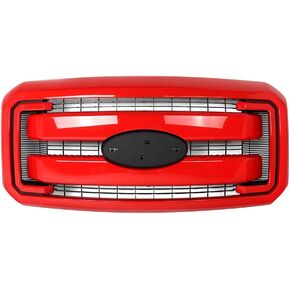 مجموعة شواية أمامية MIC متوافقة مع 2011-2016 Ford F250 F350 F450 F-250 F-350 F-450 Super Duty Lariat (كروم) in Kuwait