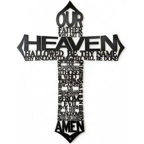 ديكور حائط متقاطع معدني كبير من Sinseike (أسود) in Kuwait