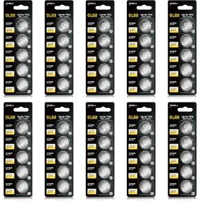 بطارية CR2450 بطارية ليثيوم 3 فولت خلية عملة معدنية 50 حزمة، بطاريات طويلة الأمد CR2450 مفتاح السيارة عن بعد، الساعات، المفاتيح الرئيسية، الآلات الحاسبة، الألعاب الإلكترونية in Kuwait