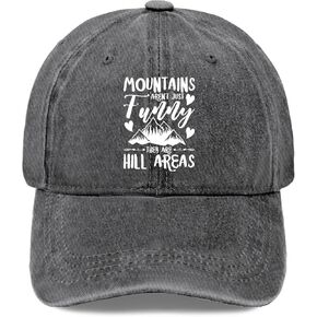 Mountains aren't just Funny They are Hill Areas Trucker hat Happy dad hat Mens Hats Gifts for Her Beach Cap in Kuwait