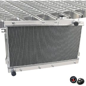 3 Row Aluminium Radiator Compatible with 1990-1997 Mazda MX-5 Miata 1.6L 1.8L 4cyl Petrol MT All Aluminium Core Radiators in Kuwait