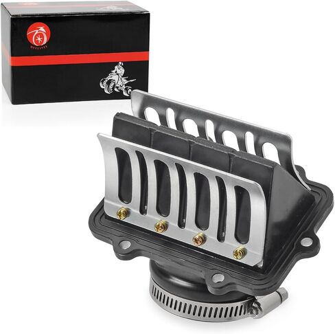 مقبس مدخل شفة المكربن ​​وصمام القصب لصيغة التزلج دو جراند تورينغ ليجند سوميت MXZ 700 800 2000-2004 يستبدل OEM #420867873 in Kuwait