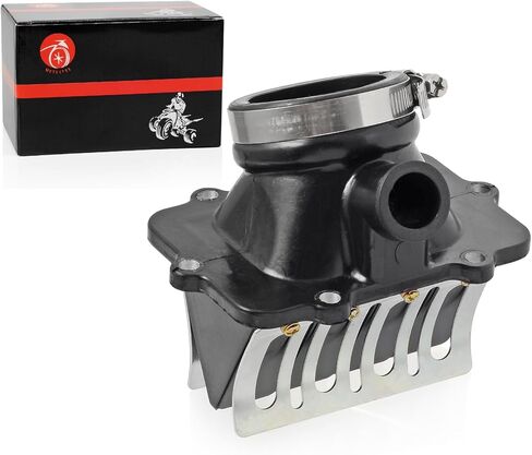 مقبس مدخل شفة المكربن ​​وصمام القصب لصيغة التزلج دو جراند تورينغ ليجند سوميت MXZ 700 800 2000-2004 يستبدل OEM #420867873 in Kuwait