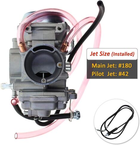 Motorcarb Carburetor & Throttle Cable, for Arctic Cat 400 (98-01) 454 (1998) Bearcat (1996) 2X4 4X4 ATV Quad Carb in Kuwait