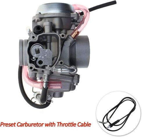 Motorcarb Carburetor & Throttle Cable, for Arctic Cat 400 (98-01) 454 (1998) Bearcat (1996) 2X4 4X4 ATV Quad Carb in Kuwait