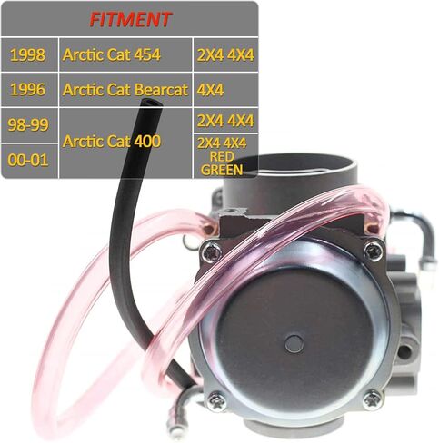 Motorcarb Carburetor & Throttle Cable, for Arctic Cat 400 (98-01) 454 (1998) Bearcat (1996) 2X4 4X4 ATV Quad Carb in Kuwait
