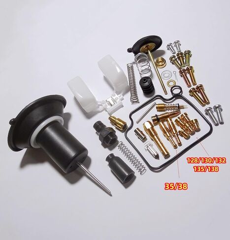 Generic For Honda 1985~2016 version Rebel 250/CMX 250/CA250 motorcycle carburetor repair kit (single carburetor version) with plunger assembly in Saudi Arabia