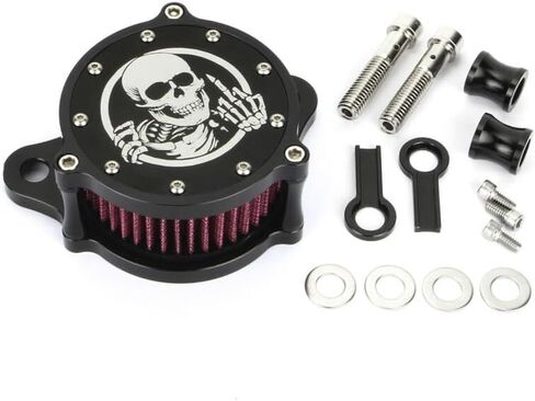 Air Cleaner Intake Filter System Kit for Harley sportster XL 883 1200 1988-2018 in Kuwait