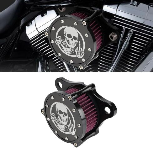 Air Cleaner Intake Filter System Kit for Harley sportster XL 883 1200 1988-2018 in Kuwait