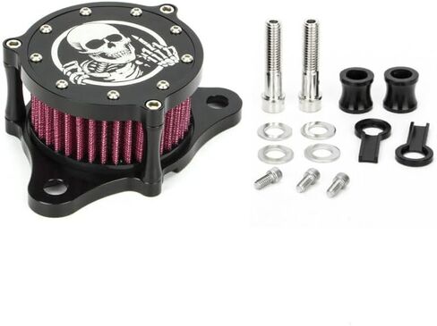 Air Cleaner Intake Filter System Kit for Harley sportster XL 883 1200 1988-2018 in Kuwait