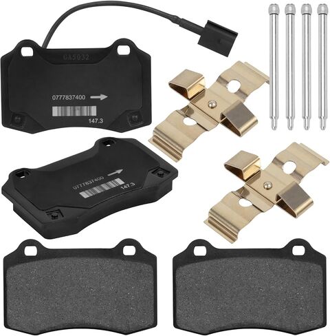 مجموعة وسادات الفرامل الخلفية 980156007 متوافقة مع مازيراتي جيبلي S Q4 2014-2022، لمازيراتي جران توريزمو S 2008-2018، لمازيراتي كواتروبورتي S/Sport GT 2007-2022 in Kuwait